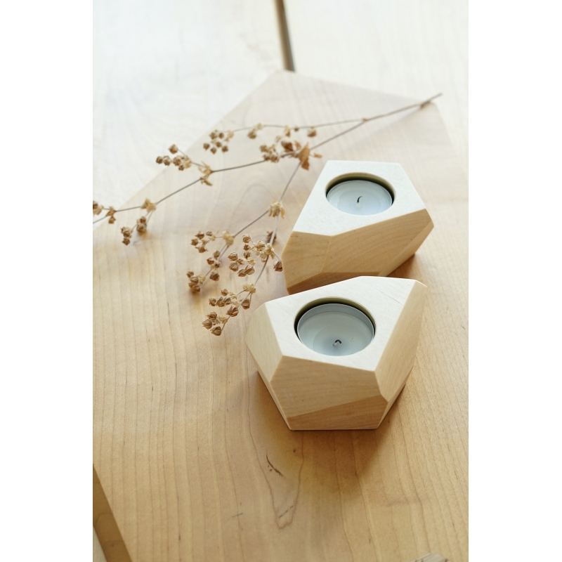 Stone tealight holder