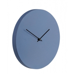 Kiekko wall clock Suede neptunus blue Muoto2